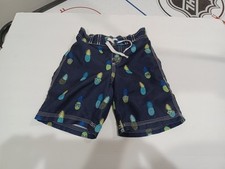 Gymboree Swim Trunk Lined Navy Pineapple 4T Boys Summer