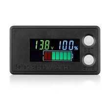 Waterproof Battery Monitor 12V-72V, 8-100V Battery Capacity Tester LCD Displa...