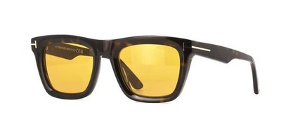 Tom Ford LELIO FT1207 Shiny Dark Havana/Brown (52E) Sunglasses