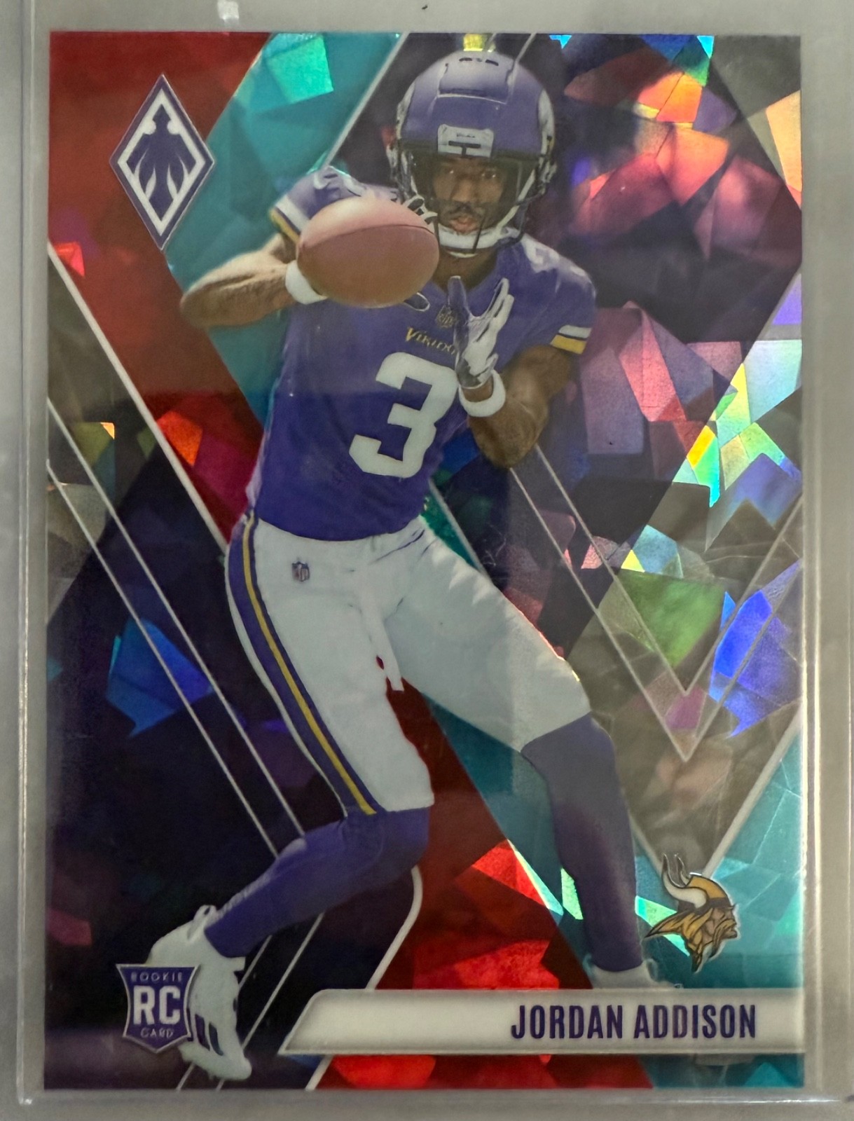 2023 Panini Phoenix - Jordan Addison RC #109 Fire & Ice 30/50