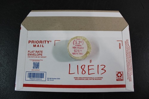 CKStamps : US Stamps Scott #1900 5.2c Coil, Roll of 500 Mint NH OG unopened
