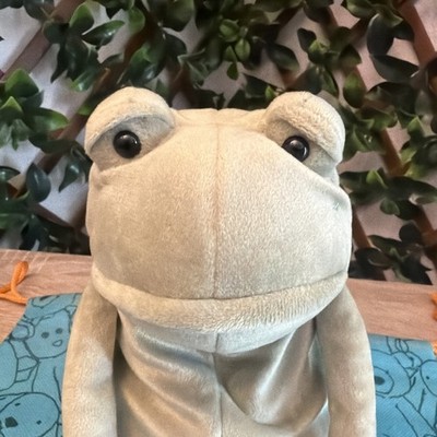 Authentic Jellycat Heritage Medium Fergus Frog Plush FF3FE New