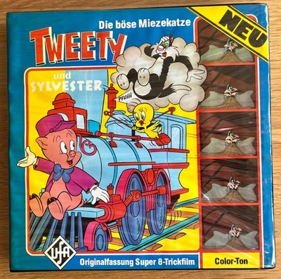 ''Tweety u. Silvester - Die böse Mietzekatze'' Super 8 45m col.Ton -UFA *getestet*