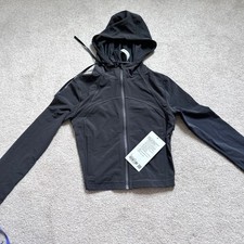 NWT Lululemon Nulu and Mesh Cropped Define Jacket Graphite Grey Size 2