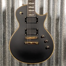 ESP LTD EC-1000 Vintage Black EMG Guitar EC1000VB #1108 Used