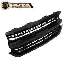 Silscvtt Front Bumper Grille 104-02697D Black For Silverado 1500 2016 2017 2018