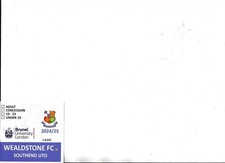 Wealdstone v Southend Ticket Stub 24th September 2024 (Perfect Condition)