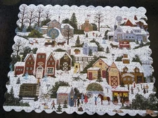 Ceaco Jane Wooster Scott Evergreens of Lancaster County Corkboard Puzzle 500 Pc