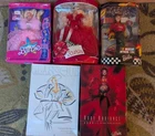 🔥 ESTATE LOT BARBIE COLLECTION RUBY RADIANCE CLASSIQUE NASCAR HOLIDAY VINTAGE