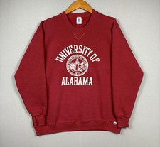 Vintage 90s Alabama Crimson Tide Sweatshirt College Crewneck XL Russell Athletic