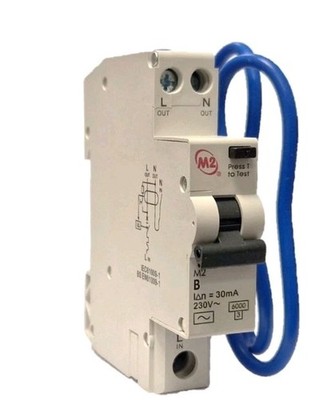 M2 M210MBRSPK 10 Ampere Typ B einpolig 6kA 230V Kompakt RCBO