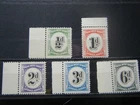 South West Arica 1931 Postage Due Issue SGD47-D51 UM/MNH Marginals