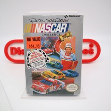 NES Nintendo BILL ELLIOTT'S NASCAR CHALLENGE + TRIP OFFER STICKER! NEW & Sealed!
