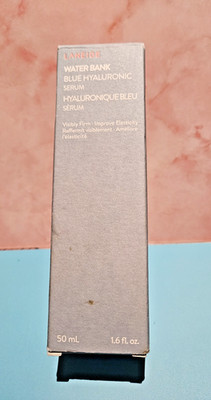 Laneige Water Bank Blue Hyaluronic Serum New in Box 1.6 fl. oz. Visibly Firms