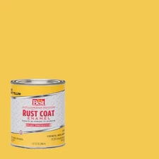 Do it Best Rust Coat Oil-Based Gloss Enamel, Bright Yellow, 1 Qt. 203580D SIM