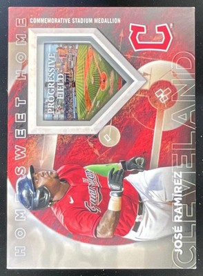 2024 Topps Home Sweet Home Stadium Medallions Gold #HSH-JR Jose Ramirez /75