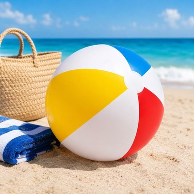 Wasserball 61 cm Strandball bunt aufblasbar Pool Sommer Kinder Badeball groß
