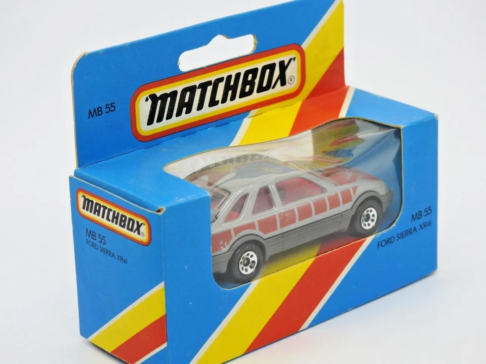 MATCHBOX LESNEY 1983 MB55 FORD SIERRA XR4i Mint In VNM Ungeöffnet 'M' Blaue Box - Bild 4 von 4