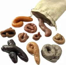 10 Pieces Fake Poo Realistic Turd Prank Floating Poo, Dog Poop... 