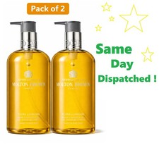2 x Molton Brown Flora Luminare Body Wash Luxury Scent Moisturising Shower Gel
