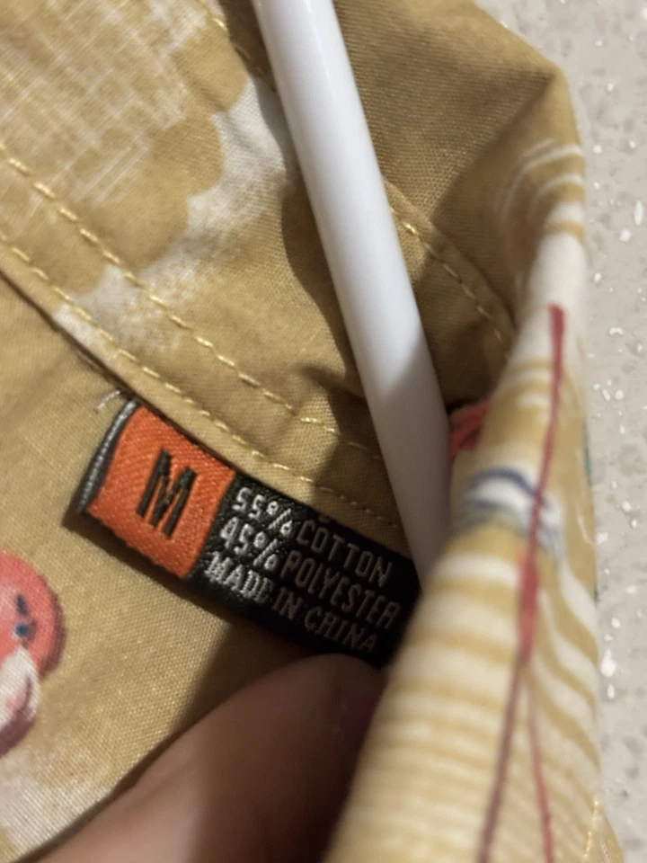 Howler Brothers Mansfield Button Down Shirt Men’s M Flamingo Print ii24 - Image 4 of 4