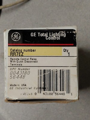 General Electric, Lighting Relay, RR7, Total Lighting Control