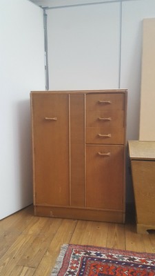 Vintage 1950 S G Plan Brandon Oak Gentleman S Wardrobe E Gomme Ebay