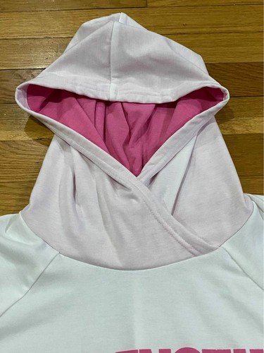 Sudadera con capucha blanca para mujer LuLaRoe talla pequeña S - Imagen 3 de 8