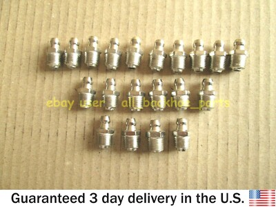 #ad JCB BACKHOE GREASE NIPPLE STRAIGHT 1 8quot; BSP 20 PCS. PART NO. 1450 0001 $14.90