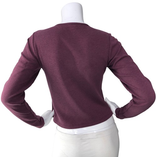 Horny Toad Womens Size XS Flexcel Top Crew Neck Long Sleeve Cropped Purple - Picture 7 of 14