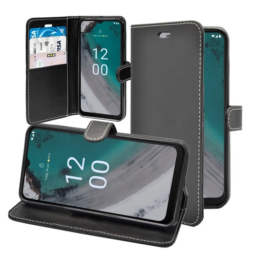For Nokia C32 Phone Case Wallet Flip PU Leather Stand Card Slot Pouch Cover - 第 25/48 張圖片