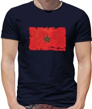 Morocco Flag - Mens T-Shirt - Rabat Moroccan Africa Country Travel Gift