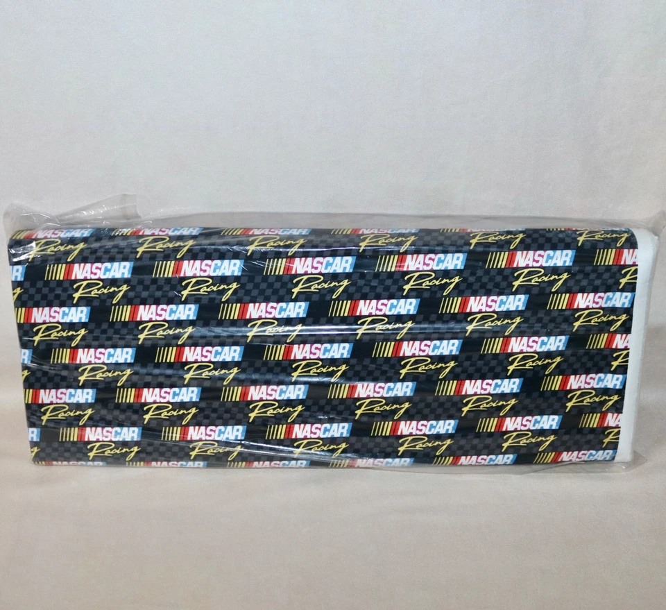 NASCAR Racing ~ Retro All Over Pattern NHL Cotton Fabric 1/4 Yard 9” X 44” New - Image 2 of 4