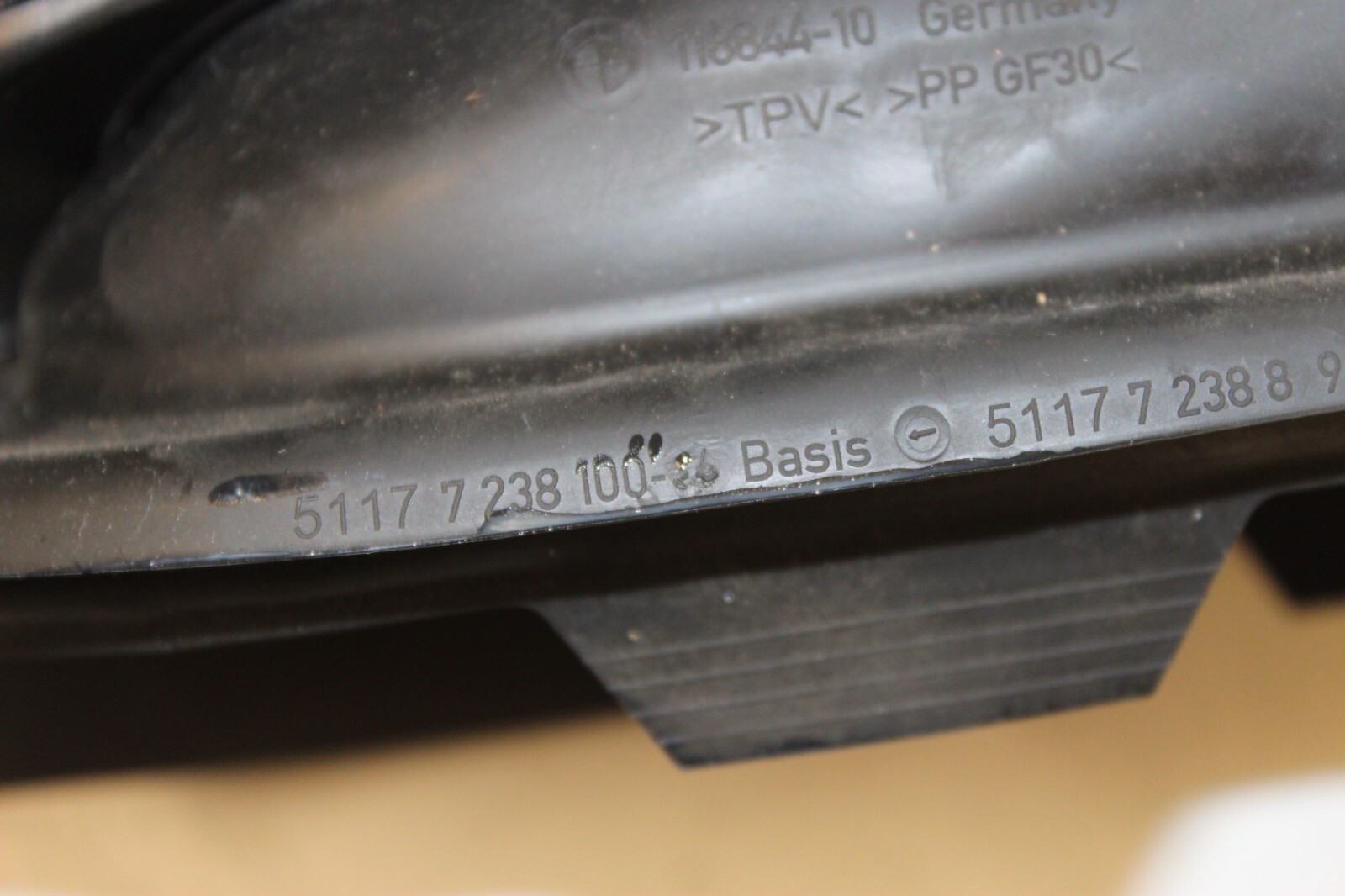 Gas Fuel Tank Door Lid Opener Black BMW OEM F30 335i 328i 320i 2012