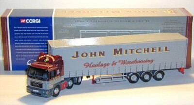 MAN Curtainside John Mitchell (1:50) CORGI