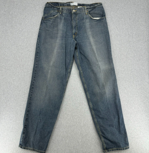 LEVI'S Silvertab Baggy Jeans Men's 36x34 Blue Denim Washed Vintage 90's