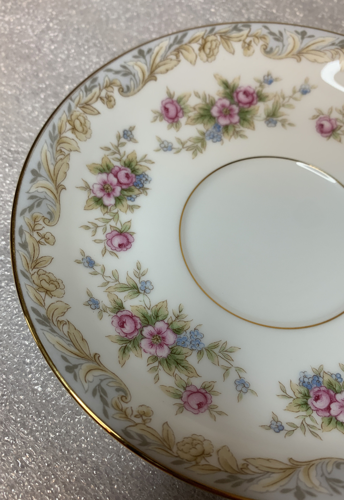 Noritake Somerset China Footed SAUCERS ONLY 5317 Tea Cups