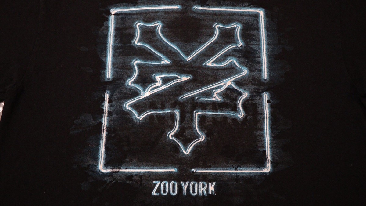 Large Zoo York Neon Sign T Shirt | eBay