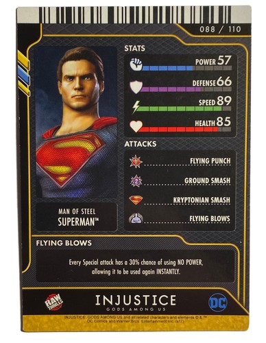 DC Injustice Series 2 Arcade Cards “Superman” Non-Foil/Foil Mixed 6 Card Set - Picture 10 of 14
