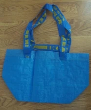 BRATTBY Bag Small Blue Frakta Shopping Beach Grocery Tote Bags 3.5 Gallon