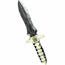 SKULL FOAM DAGGER KNIFE SABER Adult Cosplay Costume Accessory Fake Weapon Prop