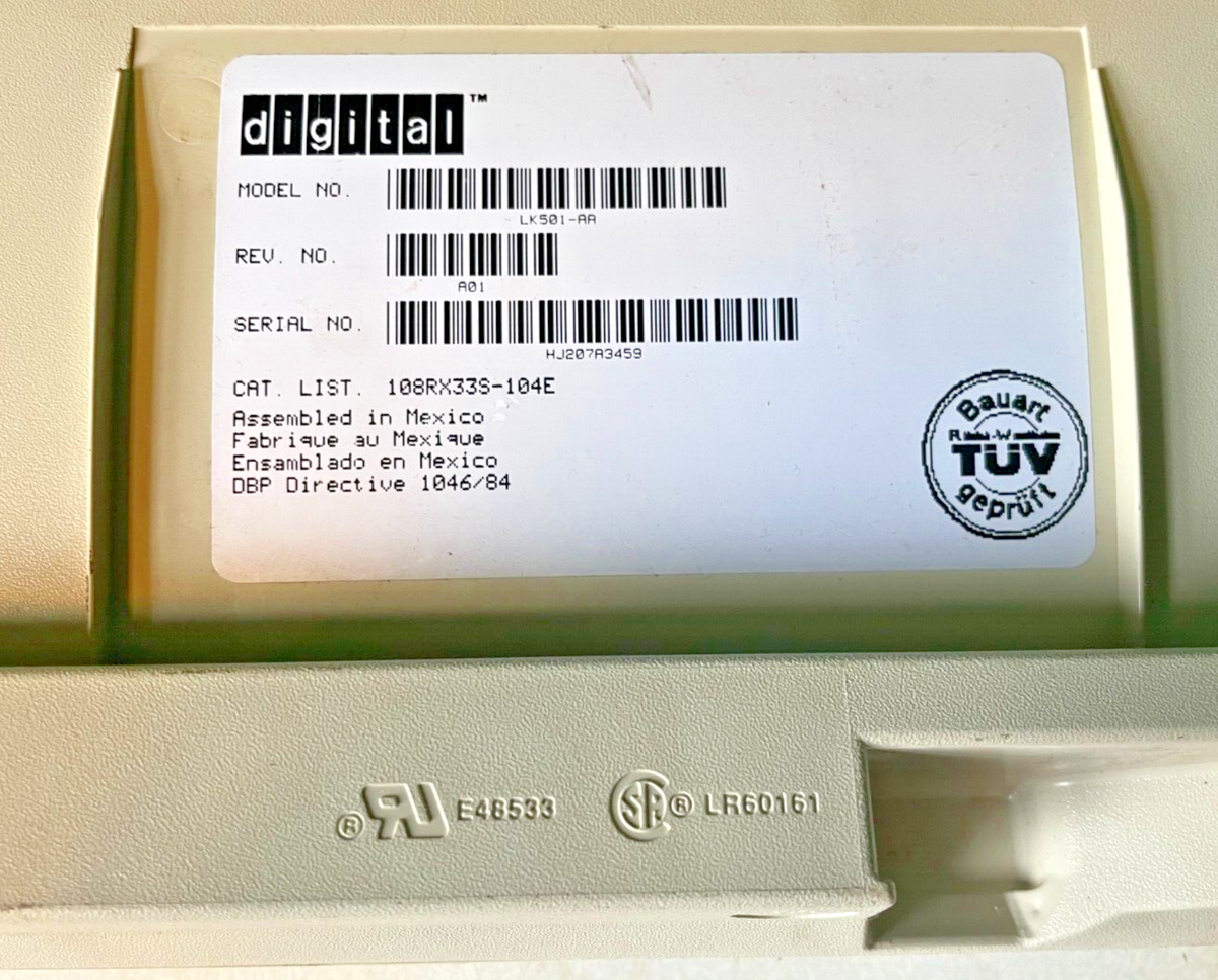 Vintage Digital DEC LK501-AA Keyboard | eBay