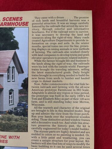 Vintage 1990 Walthers Cornerstone Model Train Print Ad Rural Scenes Miniatures - Picture 3 of 7