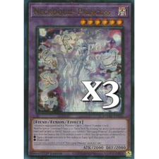 3x Necroquip Princess BLMM-EN146 Ultra Rare NM 1st Ed YUGIOH