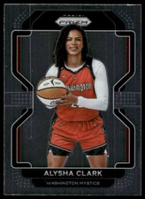 2022 Panini Prizm WNBA #79 Alysha Clark Silver Washington Mystics