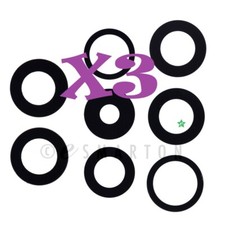 3X iPhone 15 Plus 15 Pro Max Main Back Rear Camera Cover Glass Lens  Adhesive