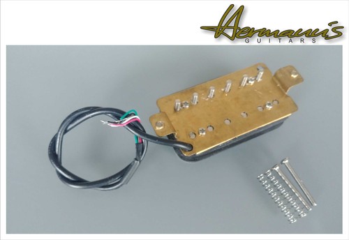 Vintage Alnico V Humbucker para Cuello Position, Blanco, Arrollado, Top Sound - Imagen 4 de 5