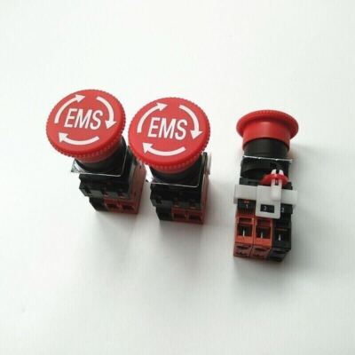 1PC A22E-M-03-EMS A22EM03EMS 1piece Omron Basic Switch Black and Red Button