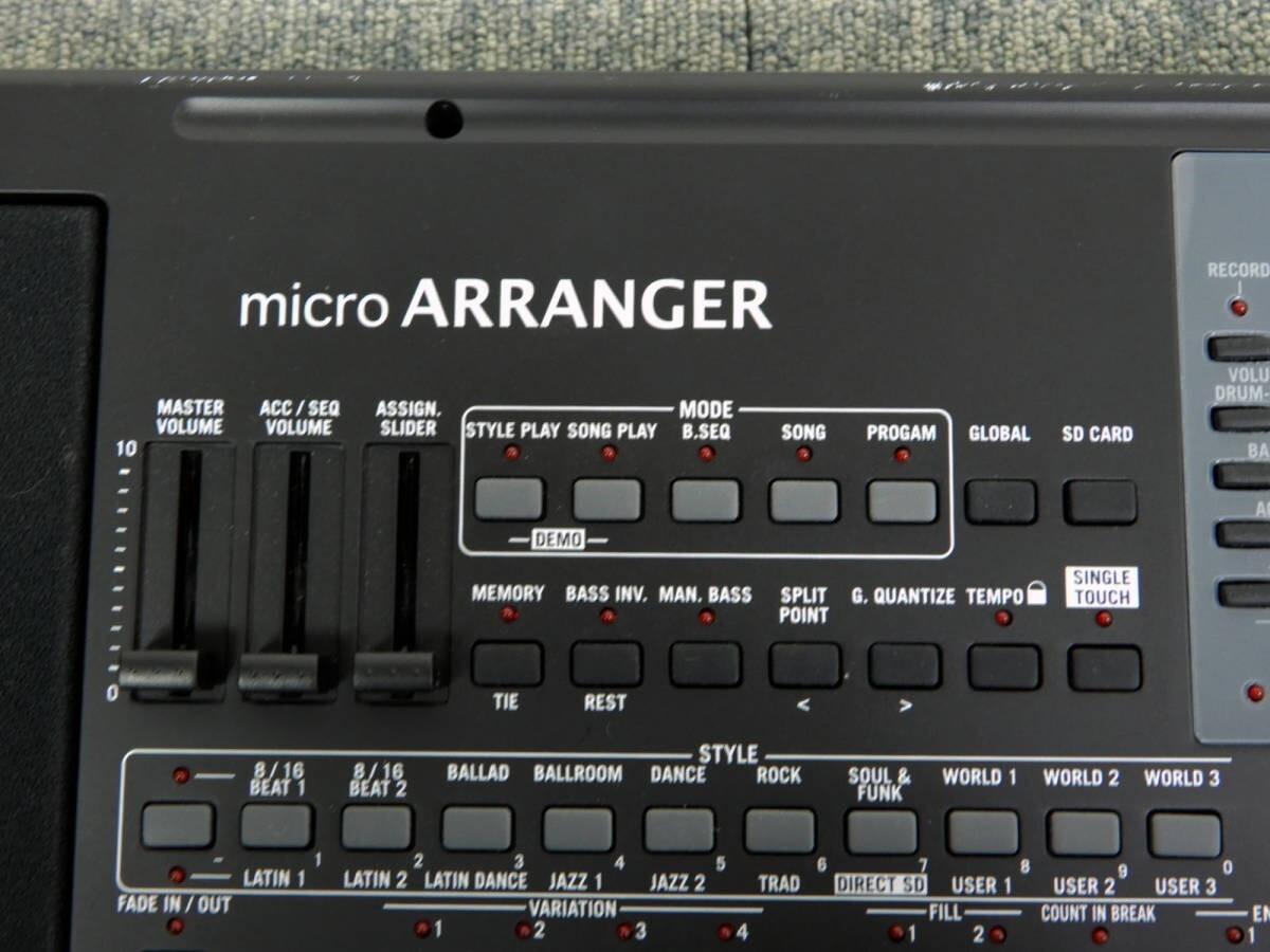 KORG micro ARRANGER 61-key Synthesizer Keyboard Music