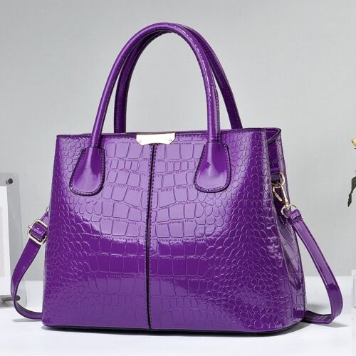 WOMEN LADIES TOP HANDLE SATCHEL HANDBAGS New Trendy Luxury Design Shoulder Bags